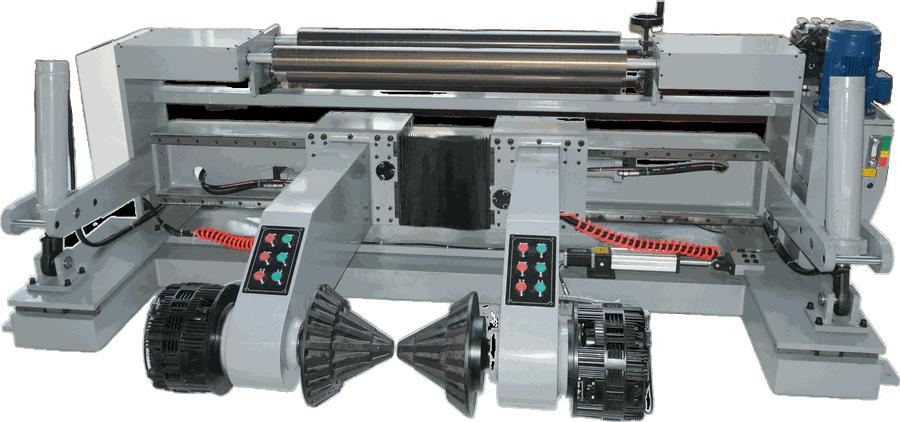Hydraulic Shaftless Rail Correction Paper Stand Equipment